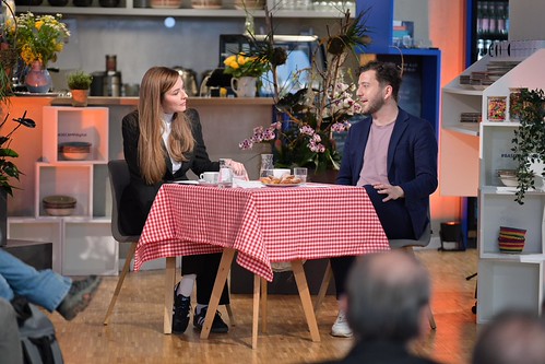 Foto 31 von 37: BASECAMP Kitchen Talk: Katrin Bauerfeind im Gespräch mit Felix Banaszak (12.02.2025)