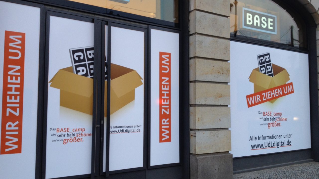 Das BASE_camp zieht um
