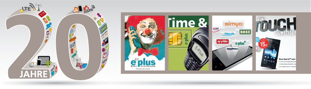 20_Jahre_E-Plus Die E-Plus Gruppe wird 20 Jahre alt