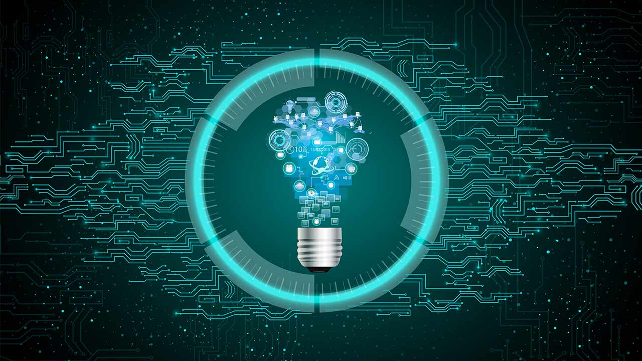 Digital Glühbirne shutterstock