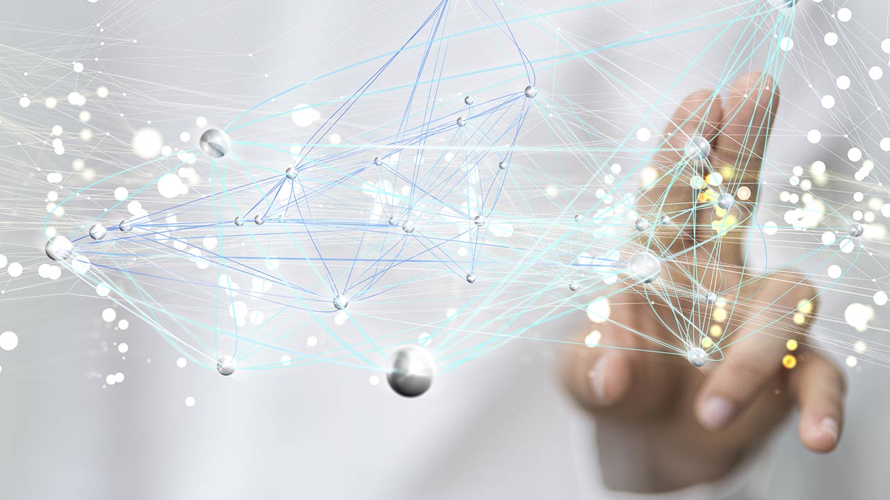 Hand Vernetzung Fotolia