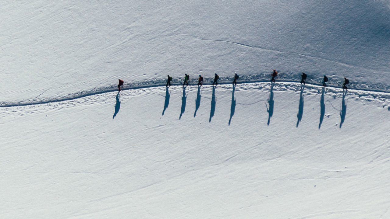 Schnee Wanderung unsplash