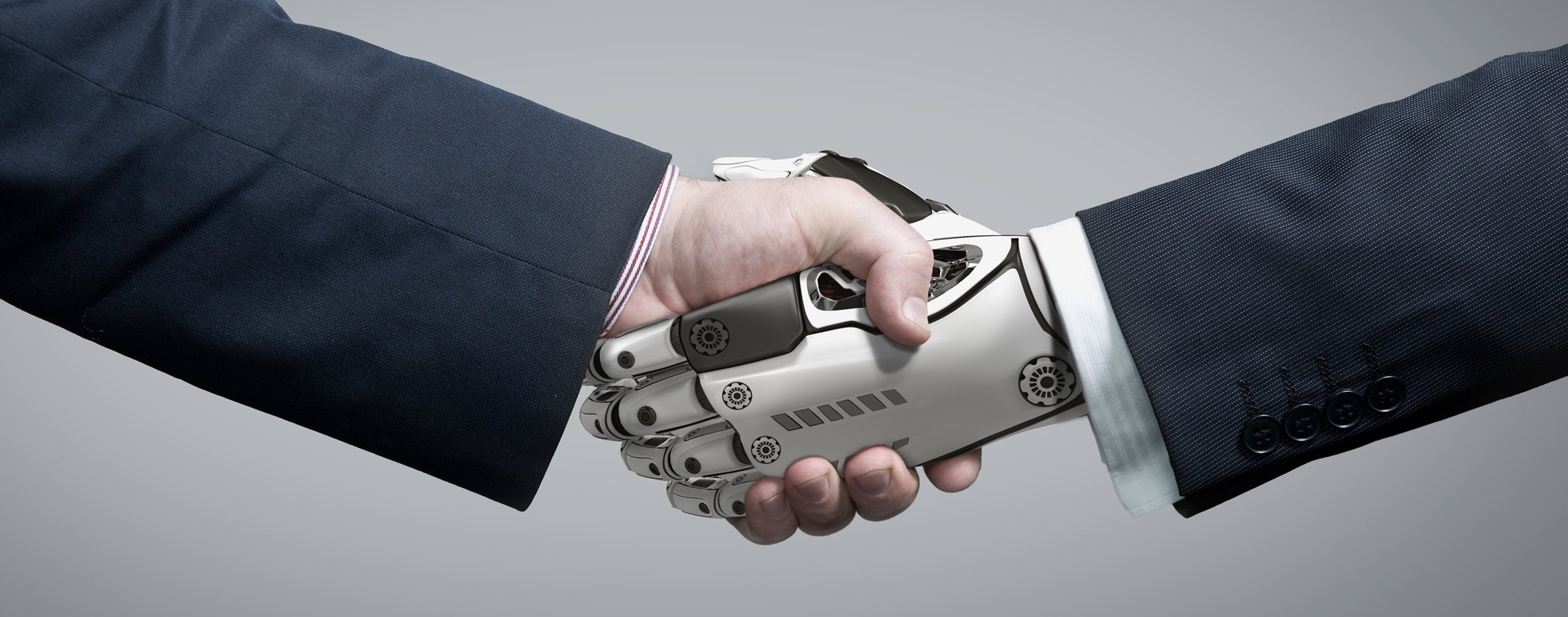 Roboterhand Roboter Handshake Arbeit 4.0