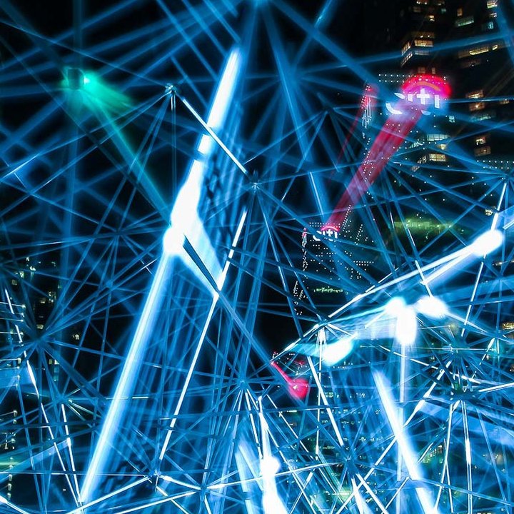 pixabay Surreal Stadt Lichter Gitter