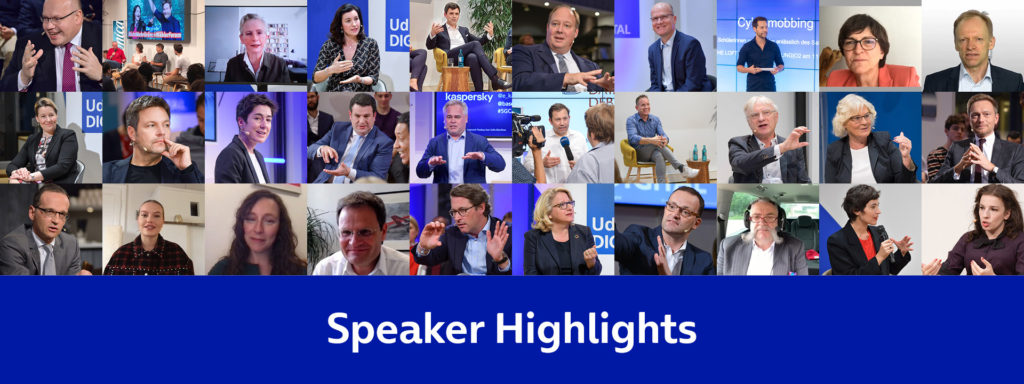 Übersicht aller Speaker Highlights aufrufen.